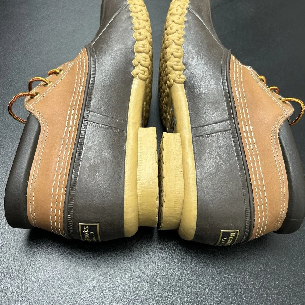L.L. Bean Gumshoe Boots Men's Size 11 Tan/Bean Boot Brown/Gum Waterproof I M